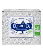 Kusmi White Anastasia bio fehér tea bergamottal, narancsvirággal, 20 db muszlinfilter, 40 g
