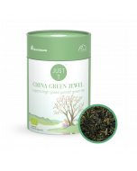 JUST T China Green Jewel Yunnan zöld tea szálas bio organikus elbomló csomagolás