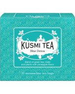 Kusmi Blue Detox bio wellness teakeverék ananász ízesítéssel, 20 db muszlinfilter, 40 g