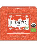 Kusmi, Boost bio fűszeres wellness teakeverék, 20 db muszlinfilter, 40 g