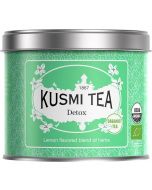 Kusmi Detox Bio citromos wellness szálas tea fém dobozban 100 gr