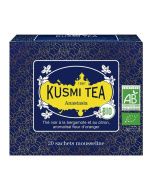 Kusmi, Anastasia bio fekete tea citrusokkal és narancsvirággal, 20 db muszlinfilter, 40 g
