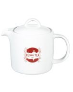 Kusmi, bordó porcelán teáskanna, 0,39 l