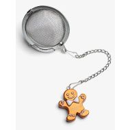 Dammann rozsdamentes acél tealabda mázeskalács figurával, 4,5 cm