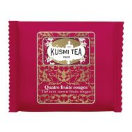 Kusmi, Four Fruits Rouges bio piros gy&uuml;m&ouml;lcs&ouml;s fekete tea, KusmiPro filter