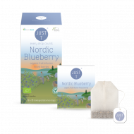 JustT, "Nordic Blueberry" duplakamrás filteres gyümölcs tea, 20db