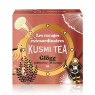 Kusmi, Organic Glögg 2025, téli fűszeres herba tea, 20 db muszlinfilter, 40 g