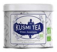 Kusmi White Anastasia Bio fehér tea bergamottal, narancsvirággal, szálas fémdobozos, 90 g
