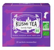 Kusmi, Lovely Night bio fűszeres, körtés herba tea, 20 db muszlinfilter, 40 g
