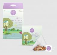 JustT, "Apple Moringa Affair" piramis filteres gyümölcs tea, 20db