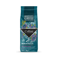 Cellini Meraviglia Specilaty szemes kávé 80% Arabica 20% Fine Robusta, 200 g