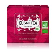 Kusmi, AquaRosa bio gyümölcstea, 20 db muszlinfilter, 40 g