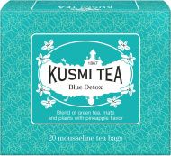 Kusmi Blue Detox bio wellness teakeverék ananász ízesítéssel, 20 db muszlinfilter, 40 g