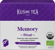 Kusmi, Memory Ritual zöldtea, 18 db muszlinfilter, 36 g - EspressoShop.hu