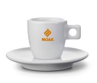 MOAK, "Premium" cappuccino csésze tányérral