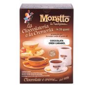 Moretto, karamellás tasakos forrócsoki por