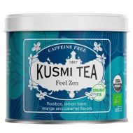 Kusmi, Feel Zen narancsos karamellás rooibos, herba bio wellness teakeverék almával, szálas fémdobozos, 100 g