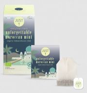 JustT, "Unforgettable Moroccan Mint" filteres herba tea, 20 db