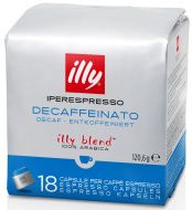 illy IperEspresso koffeinmentes 100% Arabica kávékapszula, 18 db