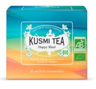 Kusmi Happy Mind bio gyógynövénytea, 20 db muszlinfilter, 40 g