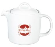 Kusmi, bordó porcelán teáskanna, 0,39 l
