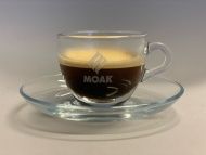 Moak, üveg espresso csésze