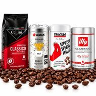Cellini illy MOAK Trucillo prémium olasz szemes kávé válogatás, 1,25 kg